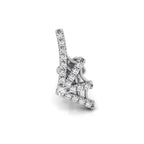 vimg:FJ2674|18K White Gold Web Round Diamond Earrings — TOP