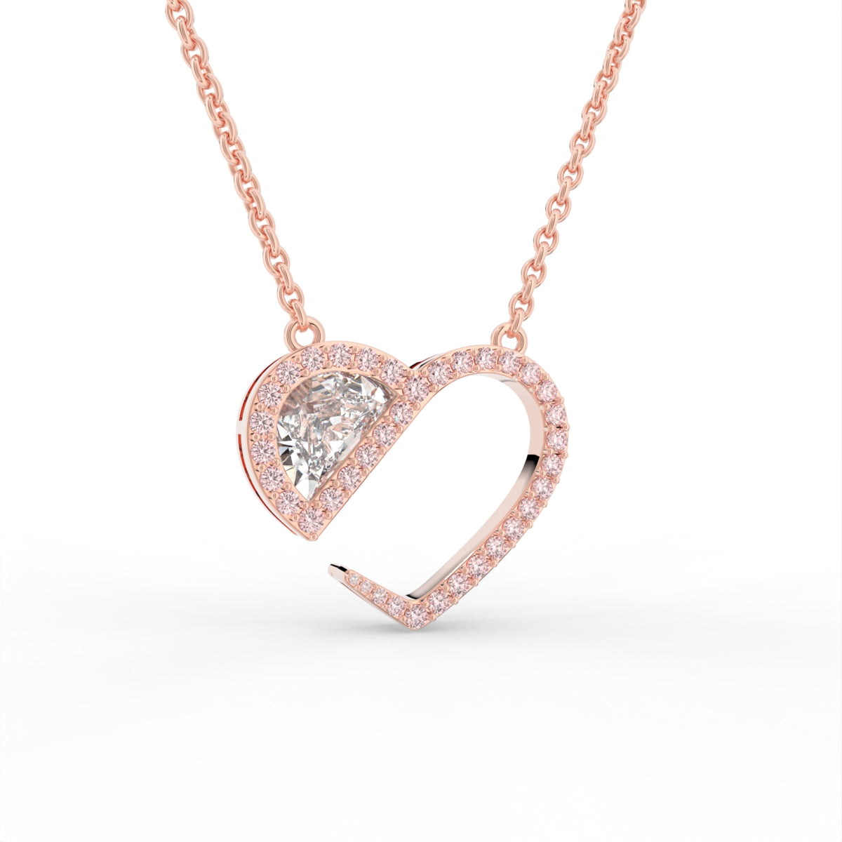 Sterling Silver Diamond Pendant — IMAGE URL