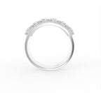 18K Eternity Round Diamond Ring — FRONT