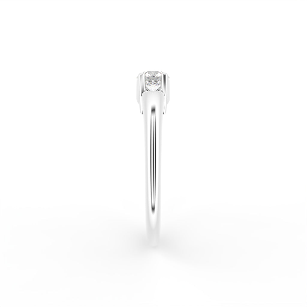 18K Bespoke Diamond Ring — SIDE