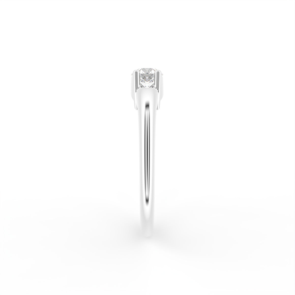18K Bespoke Diamond Ring — SIDE