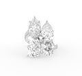 18K Cluster Diamond Ring — TOP