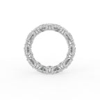 18K Eternity Trillion Diamond Ring — FRONT