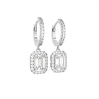 18K Diamond Drop Earrings — 3D VIEW