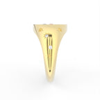 Sterling Silver Diamond Ring — 3D / RIGHT