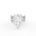 18K Solitaire Diamond Engagement Ring — TOP