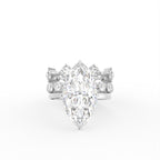 18K Solitaire Diamond Engagement Ring — TOP