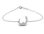 18K Arabic Alphabet Diamond Bracelet — TOP