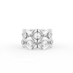 Sterling Silver Diamond Ring — TOP