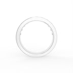 18K Eternity Round Diamond Ring — FRONT