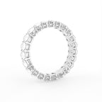 vimg:FJ4034|vimg:FJ3276|vimg:FJ3278|vimg:FJ3279|vimg:FJ3993|14K White Gold Full Eternity Oval Diamond Ring — 3D VIEW