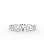 18K Eternity Round Diamond Ring — TOP
