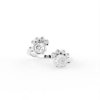 18K Bespoke Cluster Diamond Ring — TOP