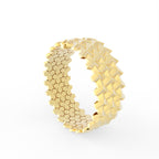 Sterling Silver Diamond Bracelet — 3D / RIGHT