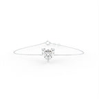 18K Gold Heart Diamond Bracelet — TOP