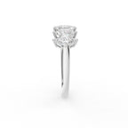 18K White Gold Bespoke Marquise Diamond Ring — SIDE