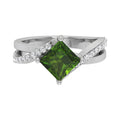 vimg:FJ1359|18K Princess Diamond Solitaire Engagement Ring — TOP