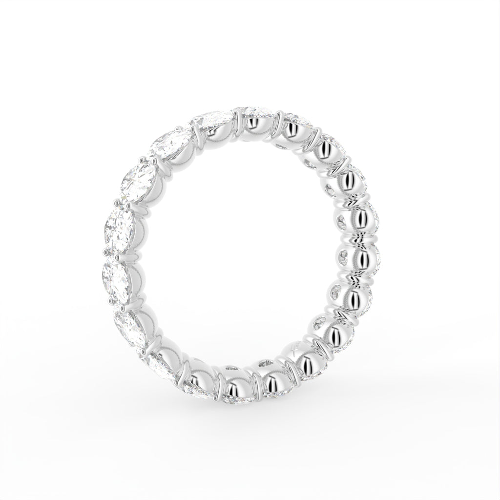 vimg:FJ4094|vimg:FJ4095|vimg:FJ4096|vimg:FJ3872|vimg:FJ3873|vimg:FJ3874|vimg:FJ4092|14K White Gold Full Eternity Oval Diamond Ring — 3D VIEW