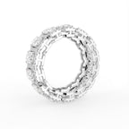 18K Eternity Diamond Ring — 3D VIEW