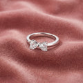 18K Bespoke Heart Diamond Ring — AI cloth, in-house