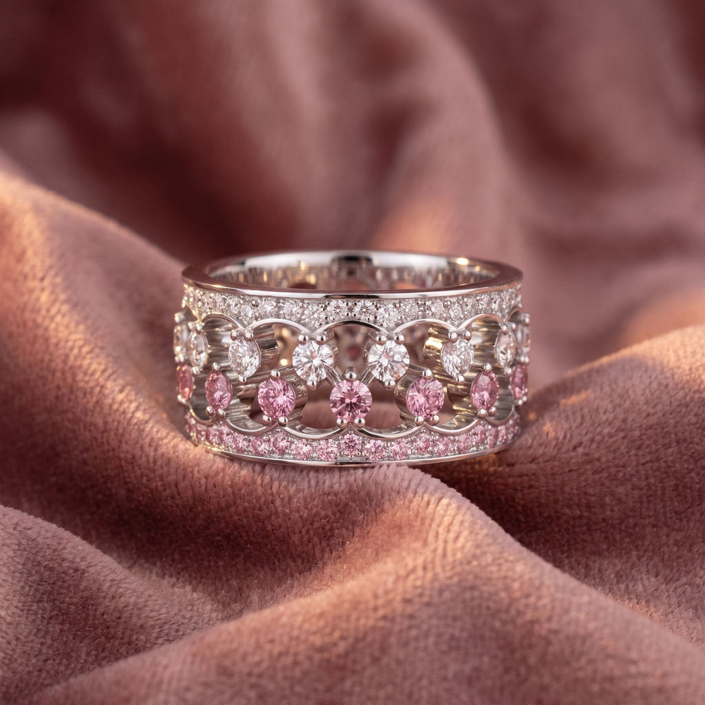 18K Bespoke Diamond Ring — AI cloth, in-house