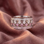 18K Bespoke Diamond Ring — AI cloth, in-house