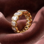 18K Bespoke Baguette Diamond Ring — AI cloth, in-house