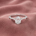18K Bespoke Oval Diamond Engagement Ring — AI cloth, in-house
