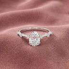 18K Bespoke Oval Diamond Engagement Ring — AI cloth, in-house