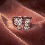 18K Bespoke Diamond Ring — AI cloth, in-house