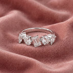 18K Mixed Cut Diamond Ring — AI cloth, in-house