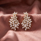 18K Bespoke Marquise Diamond Earrings — AI cloth, in-house