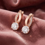 18K Diamond Drop Earrings — AI cloth, in-house