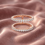 18K Bespoke Pave Diamond Ring — AI cloth, in-house
