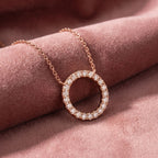 18K Bespoke Diamond Pendant — AI cloth, in-house