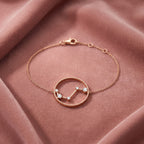 18K Aries Constellation Diamond Bracelet — AI cloth, in-house