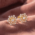 18K Bespoke Diamond Earrings — AI cloth, in-house