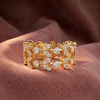 18K Bespoke Round Diamond Ring — AI cloth, in-house