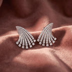18K Lab Grown Diamond Earrings — AI cloth, in-house