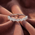 18K Round Eternity Diamond Ring — AI cloth, in-house