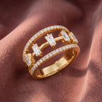 18K Baguette Diamond Eternity Ring — AI cloth, in-house
