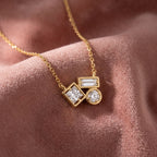 18K Diamond Pendant — AI cloth, in-house