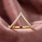 18K Bespoke Diamond Ring — AI cloth, in-house
