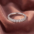 14K Full Eternity Diamond Ring — AI cloth, in-house