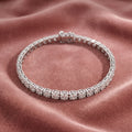 18K Diamond Bracelet — AI cloth, in-house