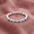18K Bespoke Diamond Band Ring — AI cloth, in-house
