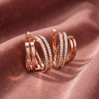 18K Lab Grown Diamond Hoop Earrings — AI cloth, in-house