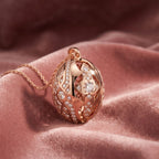 18K Bespoke Geometric Diamond Pendant — AI cloth, in-house