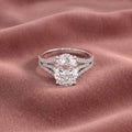 18K Solitaire Oval Diamond Ring — AI cloth, in-house