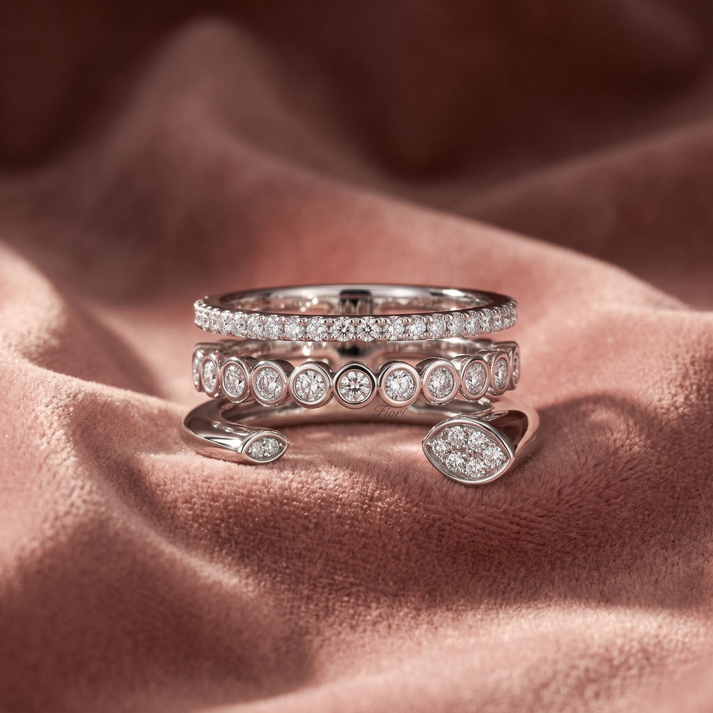14K Round Diamond Ring — AI cloth, in-house